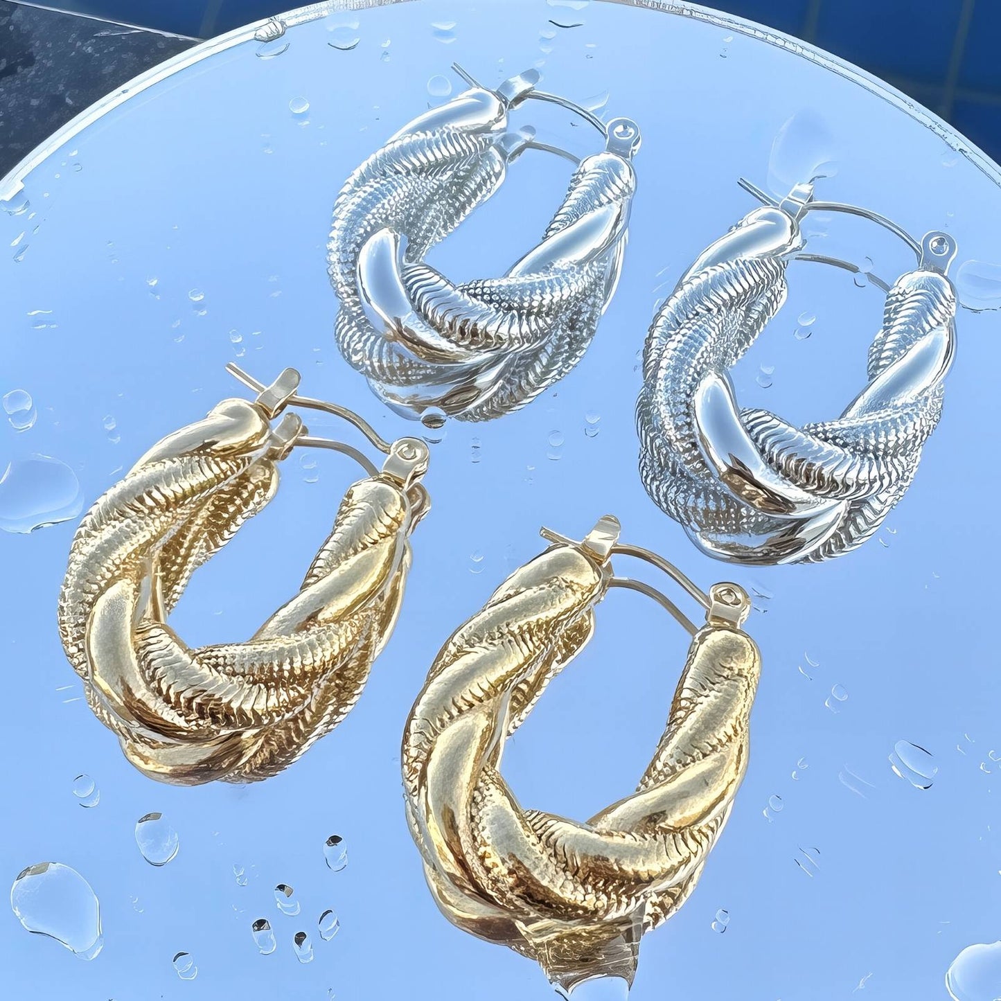 Grace hoop earrings