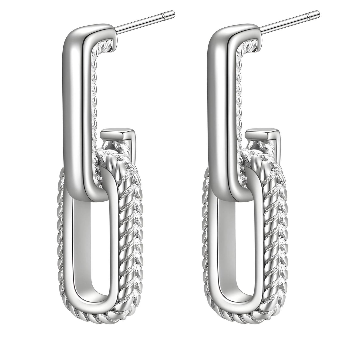Amelia drop stud earrings