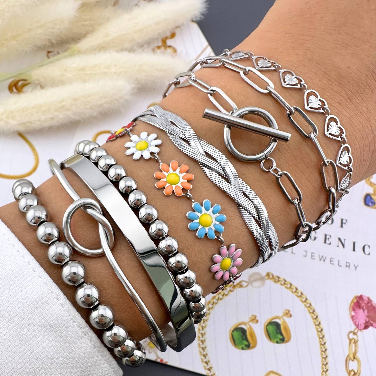 Myah herringbone bracelet