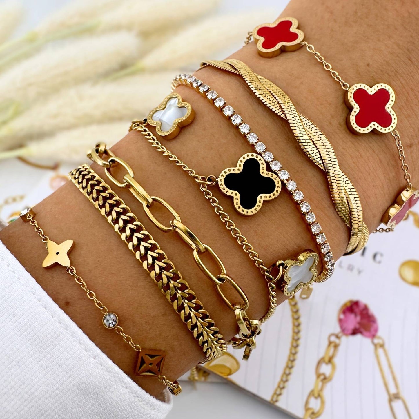 Myah herringbone bracelet