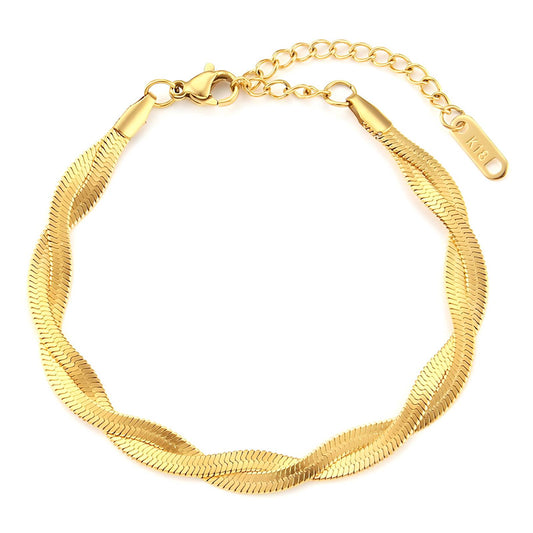 Myah herringbone bracelet
