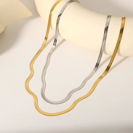 Myah herringbone necklace
